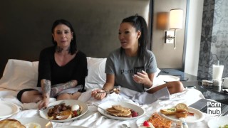 Asa Akira In Bed With Joanna Angel Episode 3 Of Asa's Adventures