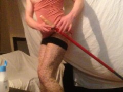 Swed crossdresser cleaning Livingroom is needed Vol:1