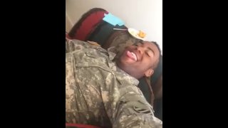 sucking soldiers dick