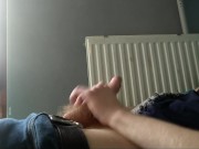 Preview 5 of blonde boy jerking and cumming