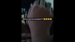 Eating Pussy on Snapchat