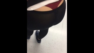 A Date With The Wife While Wearing Spandex And See-Through Leggings