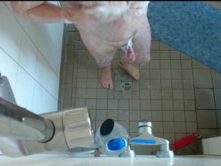 Wichsen Mit Schaum in Der Dusche ** Foot Fun **