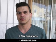 Preview 1 of LatinLeche - Hung latin straight guy has raw anal sex on camera for money