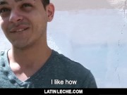 Preview 5 of LatinLeche - Hung latin straight guy has raw anal sex on camera for money