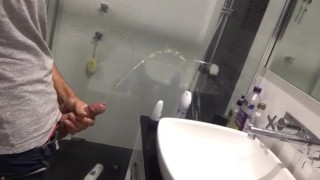 Hard Pissing Rock Into Australian Sink