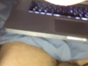 Preview 1 of Long jerk off flaccid cock try to cum soft