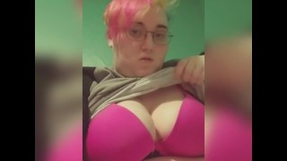 First bbw solo tease video