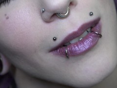 Oral Fixation Sloppy Deep Throating Dildo LOTS of Spit PT1