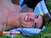 Preview 1 of  twink Matteo Lavigne is fucked deeply by Chris Loan