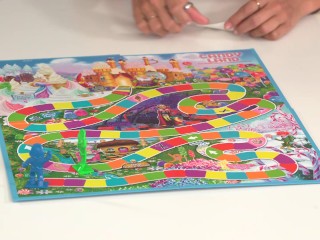 Topless Girls Playing Candy Land