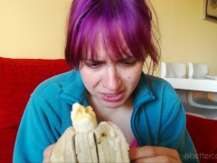 A vore accident: I suddenly find you in my banana!