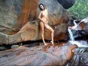 Preview 2 of My first try outdoor - very beautiful waterfall