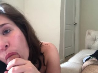 Teen Stepsister Bribes Blowjob_Cum in Mouth