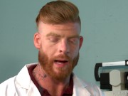Preview 2 of Rough Muscle Doctor Fucks His Interns - HOT GROUP!