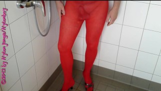 Die ROTE Feinstrumpfhose