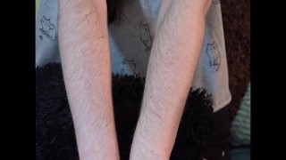 Fetish Model Fantasies With Hairy Arms