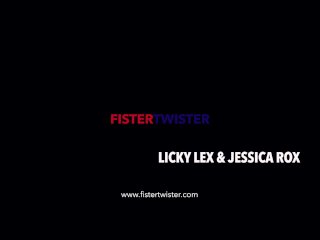 Fistertwister - Licky Lex and Leony Aprill - Fisting Pussy