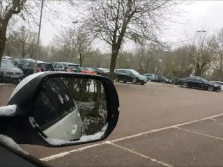 pov, blowjob, car park uk, british amateur