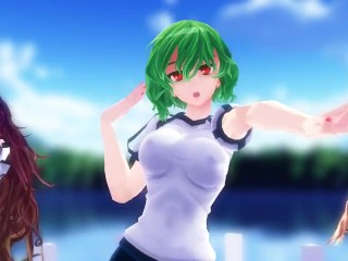 Touhou MMD Yuuka/Yukari/Hiziri Super☆Affection