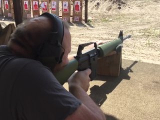 retro rifle, solo male, gun, brownells
