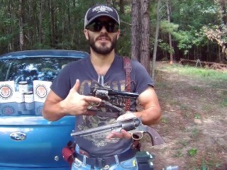 Guns of the old West - Black Powder Revolver En Karabijn Gunslinger Video