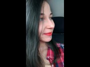 Preview 4 of Public Blowjob while driving | Random Hot Girl on the road Roleplay
