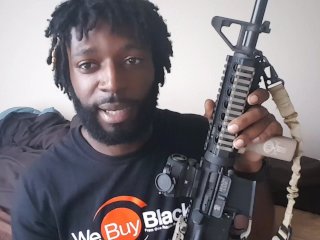 black gun owner, ar15 building, exclusive, rough