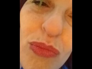 61 So you want me to smoke while you watch me and stroke your cock? Come close so I can exhale on u