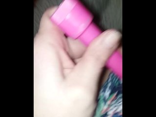 Redhead fucks hairy pussy_while twisting her perfect pinknipples