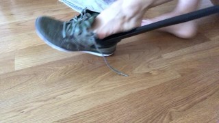 Biggest Shoehorn You've Ever Seen Foot Fetish