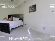 Preview 6 of NannySpy Big tits nanny Amia Miley caught