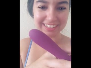 butt plug, cute, solo female, toy unboxing