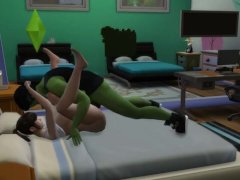 hulk with japanese bbw sims 4