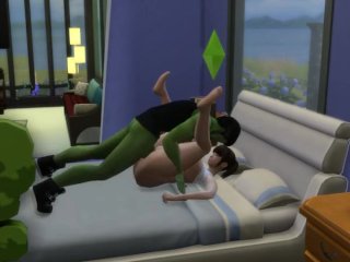 sims4, big boobs, big cock, butt