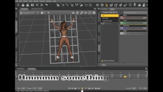 How to animate a figure in bondage