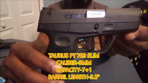 TAURUS PT 709 SLIM UNBOXING VIDEO!!!