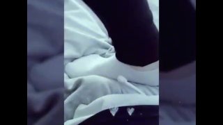 White Ankle Socks Footjob Tease Part 1