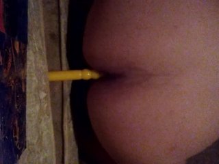 Young blonde Anal Training = Painal