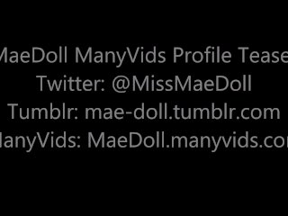 MaeDoll ManyVids Profile Teaser
