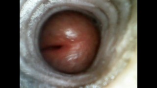 Cumming Inside A Clear Fleshlight View Of The Inside Of A Down Hole