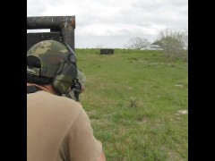 Two Gun Too Much FUN! Sig PM400 Pistol & SB15 Video Glock 17 9mm Shooting