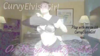 big tit redhead teen strip dance