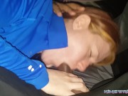 Preview 4 of Car Blowjob BBC Draining on the Highway 495 MD