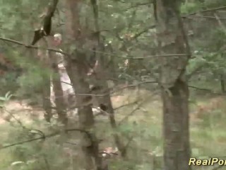 german Milf interracialoutdoor banged