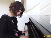 Preview 1 of YHIVI SHOWS OFF PIANO SKILLS FOLLOWED BY ROUGH SEX AND CUM OVER HER FACE