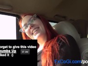 Preview 1 of Redhead Amateur with Glasses Fucked and Cum Facial