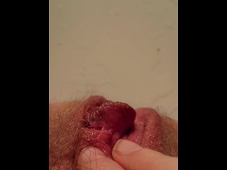 solo female, pissing pussy, fetish, close up pussy
