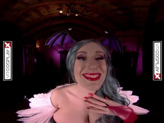 VRCosplayX.com Busty Succubus Morrigan Fucks With You In VR