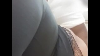 Bbw ts monae getting fucked behind the counter by front desk hotel clerk